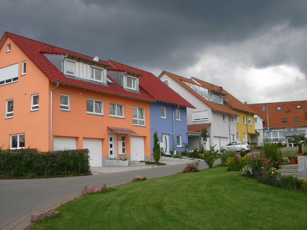 Fassadenfarbgestaltungen der Firma Eberhard Kirn